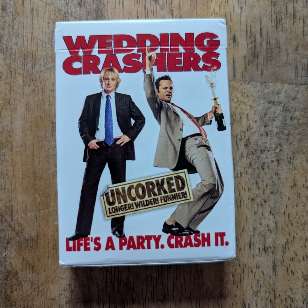 Wedding Crashers Themed Deck Of Cards. Poker Cards - Wedding Crashers.